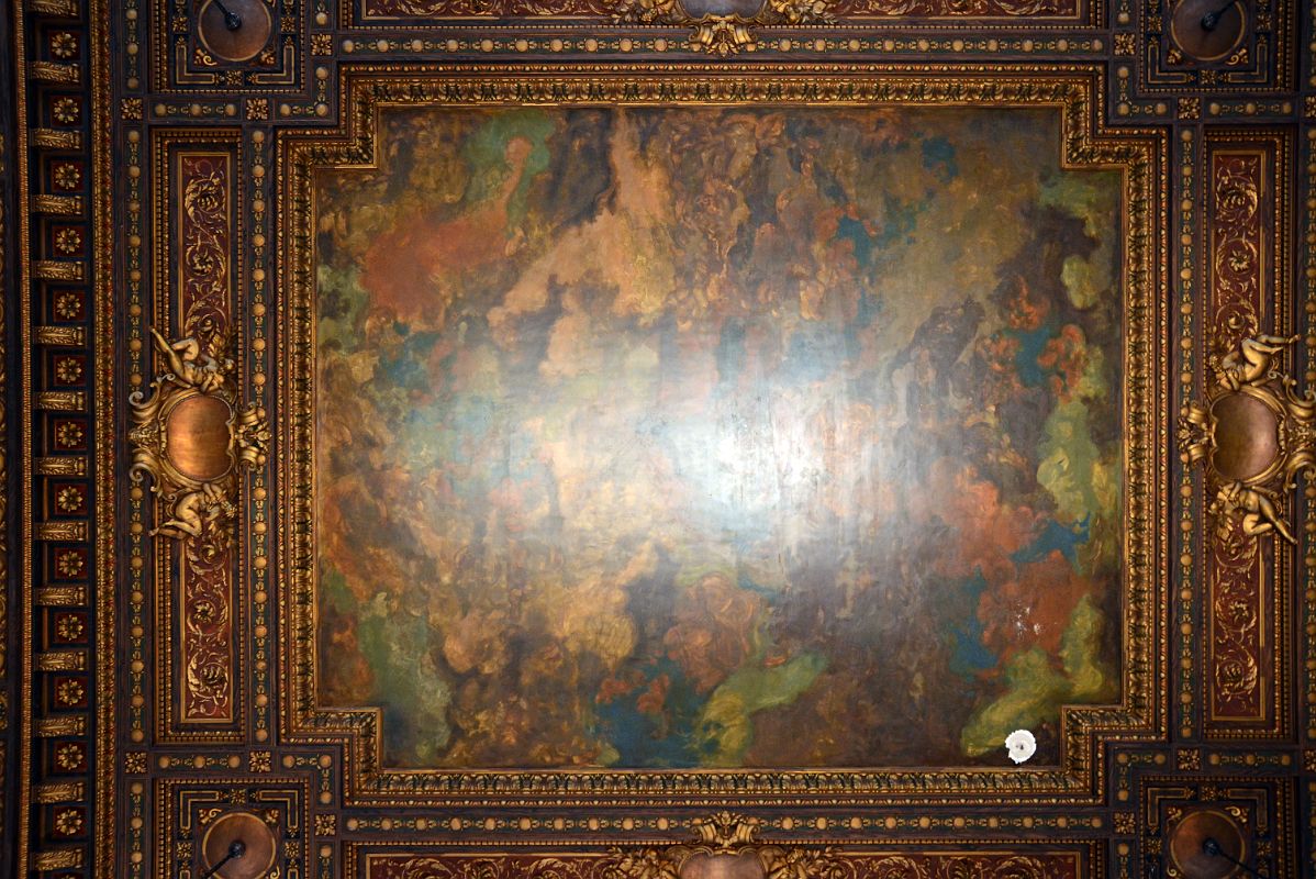 22-3 Bill Blass Public Catalog Room Ceiling Mural New York City Public Library Main Branch